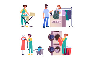 Laundry. Special dry cleaning, a Person Illustration by Onyx
