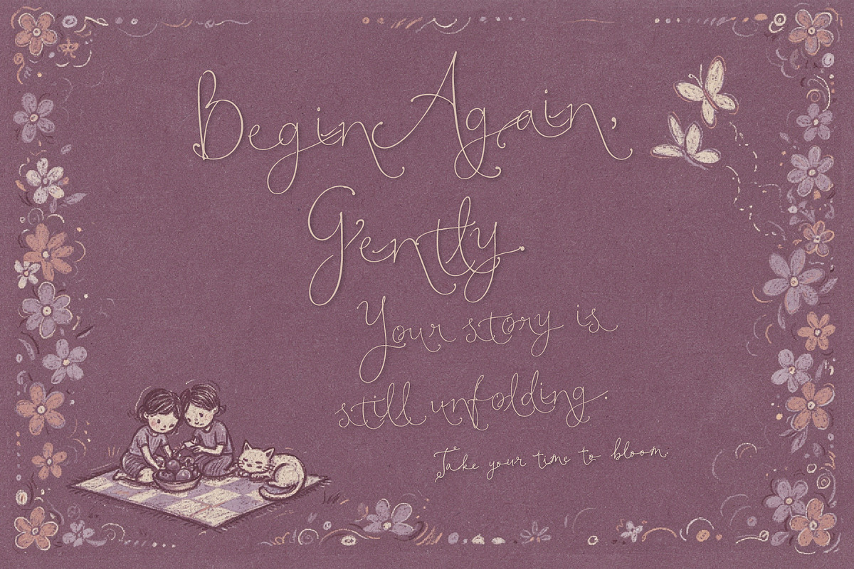Amanu Humblie - Cute Friendly Script, a Handwritten Font by HypeWorksCo (Photo 11 of 15)