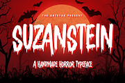 Suzanstein - Horror Font, a Font by Arterfak Project (Thumbnail 1 of 10)