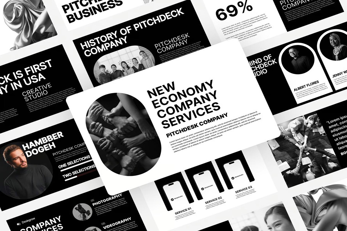 Deskgrow - Pitchdesk Business, an UI Kit Template by Lumina_ui_ux202 (Photo 5 of 5)