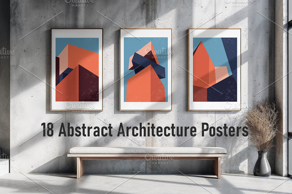 18 Minimalist Building Printable Art, an Object Graphic by C Design Studio (Photo 1 of 8)