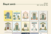 House-Porch, a Seasonal Illustration by Collection by VY (Thumbnail 4 of 7)