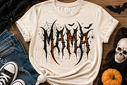 Retro Vintage Halloween Mama Bundle, an Object Graphic by Daisy Design (Thumbnail 14 of 21)