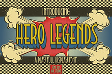 Hero Legends Retro Display Font