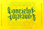 Lancielot - Medieval Blackletter, a Blackletter Font by Dhabee (Thumbnail 1 of 15)