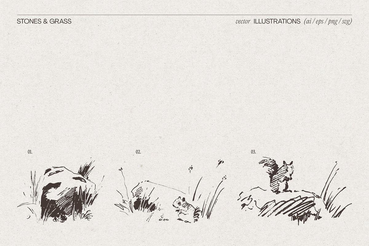 Vintage Nature Landscape Collection, a Seasonal Illustration by TheMountBirdStudio (Photo 13 of 17)