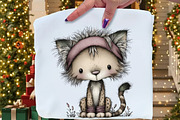 Whimsical Winter Animal Clipart, an Illustration by Craft Nest (Thumbnail 3 of 8)
