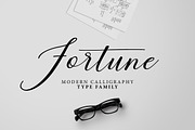 Fortune Script, a Script Font by supfonts (Thumbnail 1 of 7)