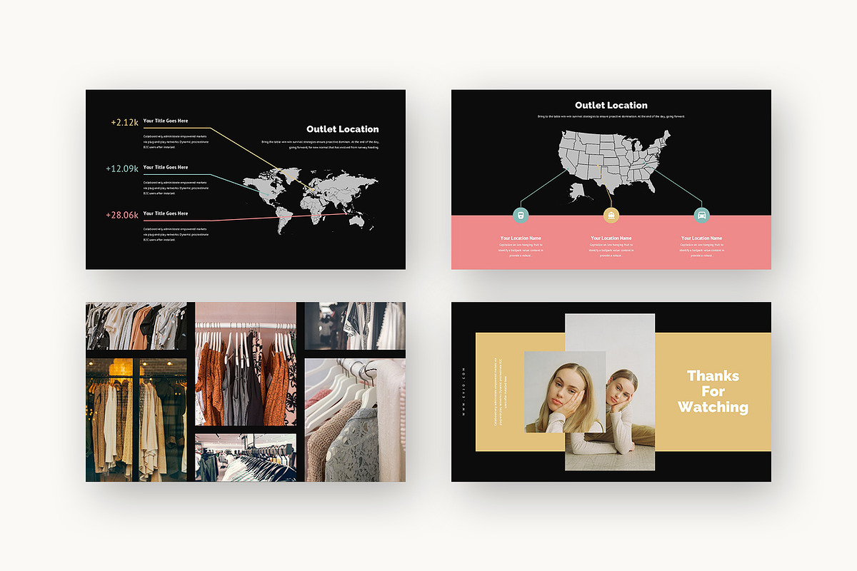 Evjo : Fashion House Powerpoint, a Presentation Template by Punkl Camp (Photo 16 of 16)