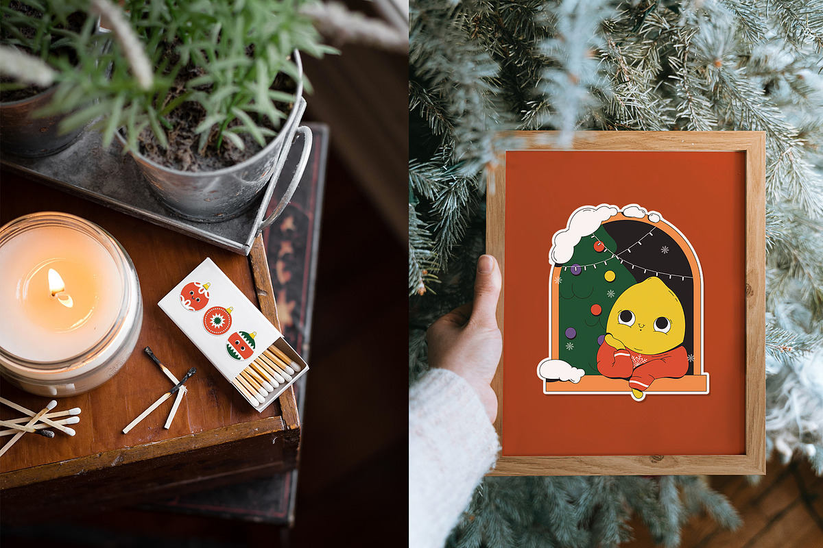 Winter Characters Illustration set, a Seasonal Illustration by marmarina (Photo 3 of 12)