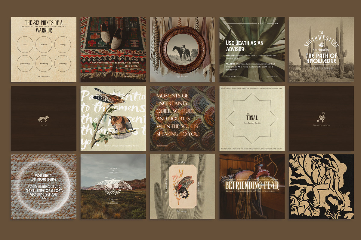 The Warrior Template Bundle, a Social Media Template by The Flossy Finch (Photo 12 of 24)