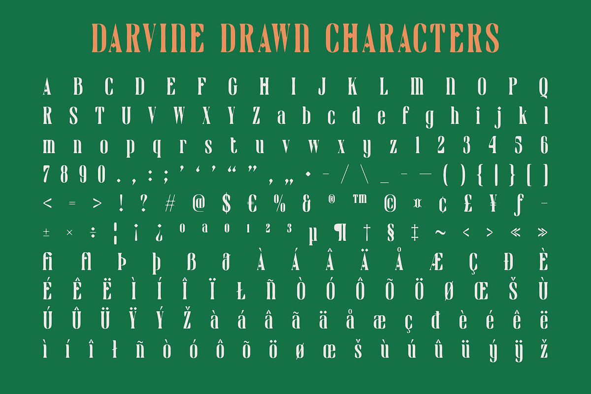 Darvine Drawn, a Serif Font by Craft Supply Co. (Photo 8 of 8)