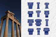 Greek aesthetics, a Decorative Illustration by Chikovnaya (Thumbnail 2 of 9)