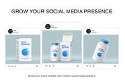 Pill Bottle and Box Packaging Mockup, a Packaging Mockup by Ram Studio LLC (Thumbnail 13 of 13)