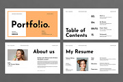 Portfolio Presentation Template, a Presentation Template by E-Type (Thumbnail 2 of 5)