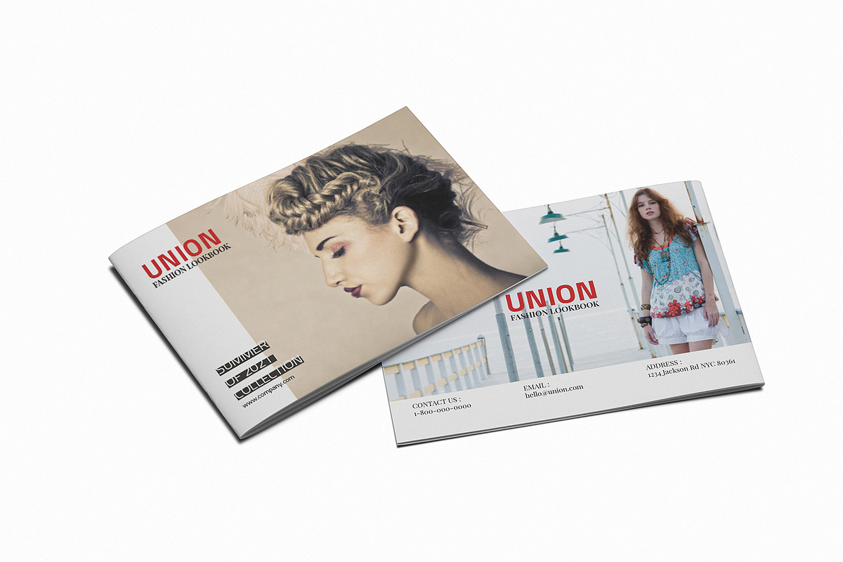 Union - Fashion A5 Look Book, a Brochure Template by Incools Stokie (Photo 1 of 13)