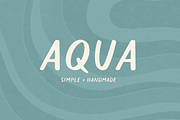 Aqua, a Handwritten Font by Bruised Goods (Thumbnail 3 of 4)