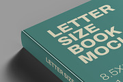 Letter Size Book Mockup - 8 views, a Books & Magazine Mockup by Illusiongraphic (Thumbnail 16 of 24)