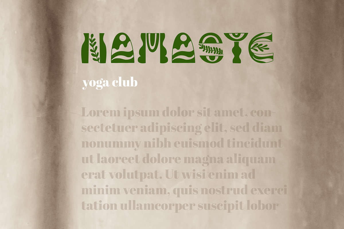 Boho Spring. Display Font, a Symbol Font by DearLetters (Photo 6 of 7)