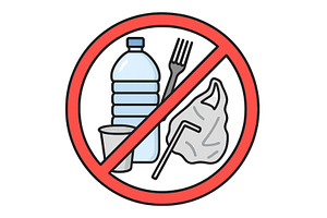 Stop using single-use plastics to, an Animal Illustration by ZinetroN