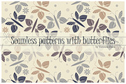8 Samless patterns with butterflies, a Pattern Graphic by Daria Maier (Thumbnail 4 of 5)