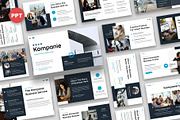Kompanie  Company Profile Powerpoint, a Presentation Template by Fit-tee (Thumbnail 1 of 6)