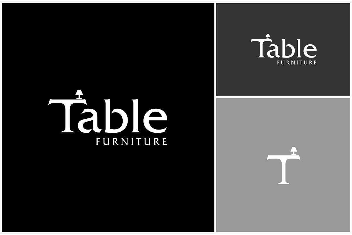 Table Furniture Font Text Logo, a Branding & Logo Template by ika trisiana (Photo 1 of 2)