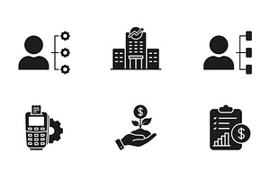 Finance Investment Strategy Icons, a Finance Illustration by Gentle Studio