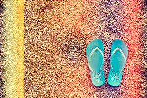 Vintage Summer Flip Flops
