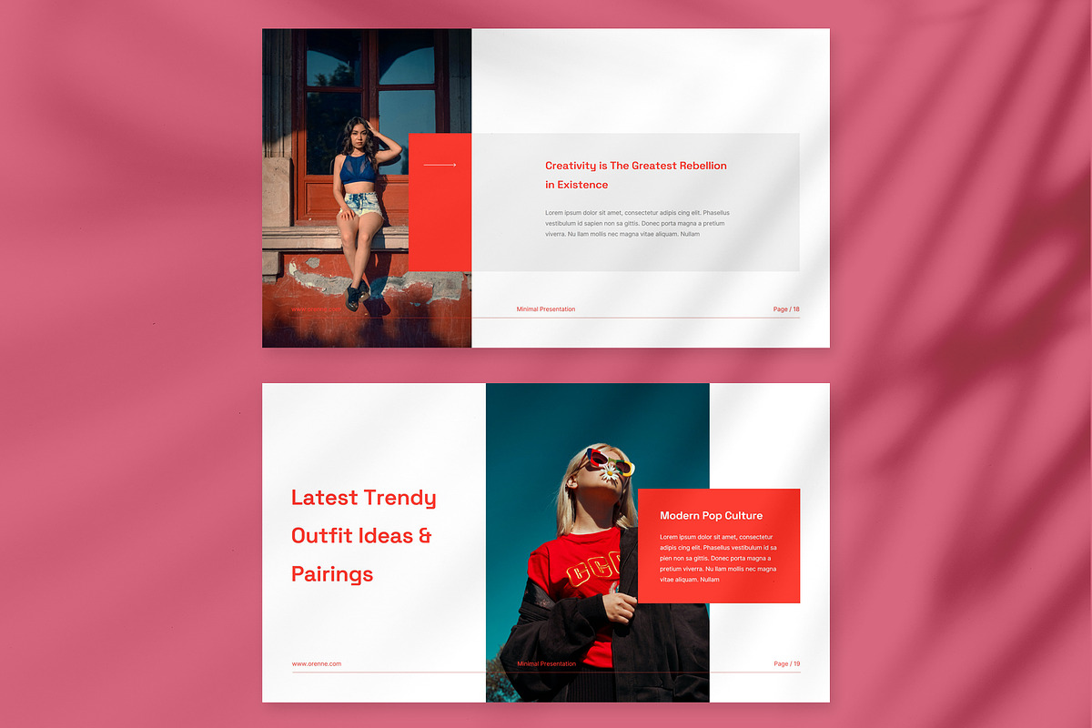 Orenne Powerpoint, a Presentation Template by Visuel Colonie®