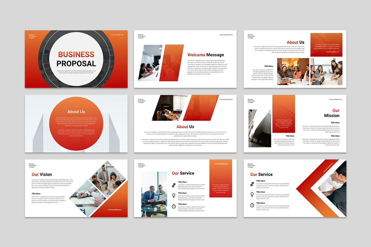Business Proposal - Google Slides, a Presentation Template by QR Design Studio (Photo 2 of 3)