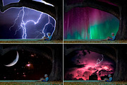 Night Sky Background Overlays, an Action Add-On by PhotoSpirit (Thumbnail 2 of 12)