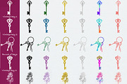 Procreate vintage feminine brushes, a Shape Add-On by Ducatum (Thumbnail 5 of 10)
