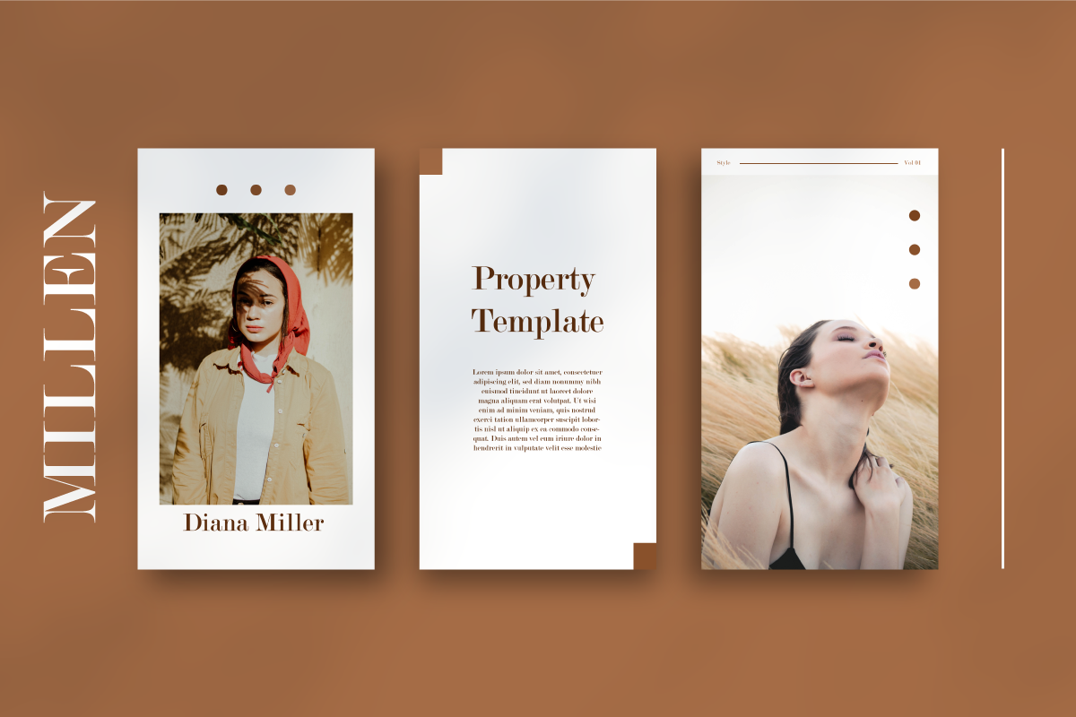 MILLEN Instagram Template, a Social Media Template by Inkofert (Photo 7 of 10)