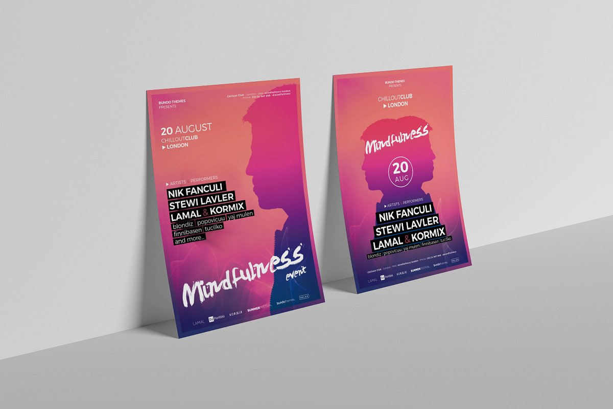 Mindfulness Event and Festival Flyer, a Flyer Template by Bundo Themes (Photo 5 of 8)