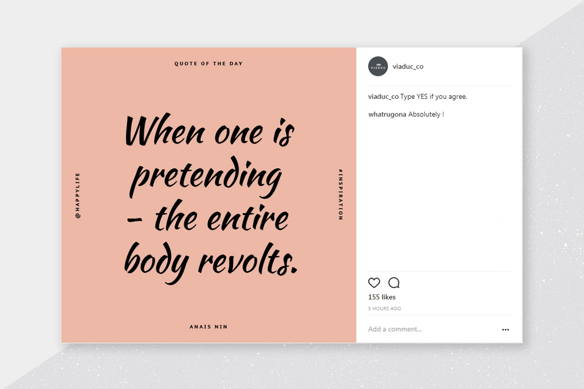 Style Quotes Social Media Kit, a Social Media Template by Viaduc (Photo 6 of 8)