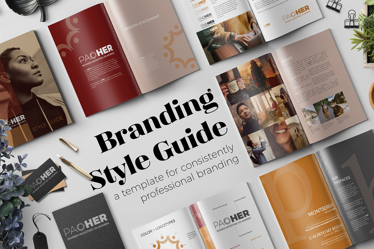 Branding Style Guide Template, a Magazine Template by Khara Plicanic (Photo 1 of 10)