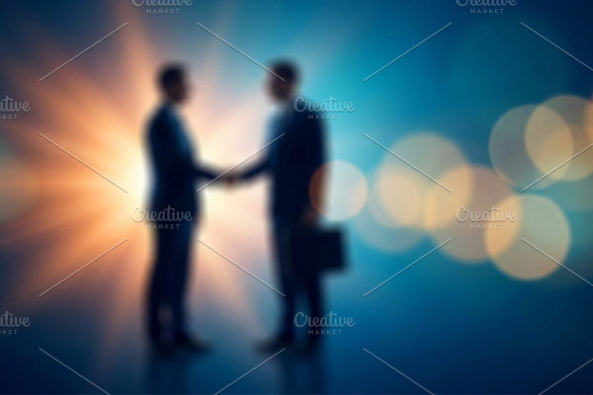Business man shaking hands, a Business Photo by nandinigraphics (Photo 1 of 2)