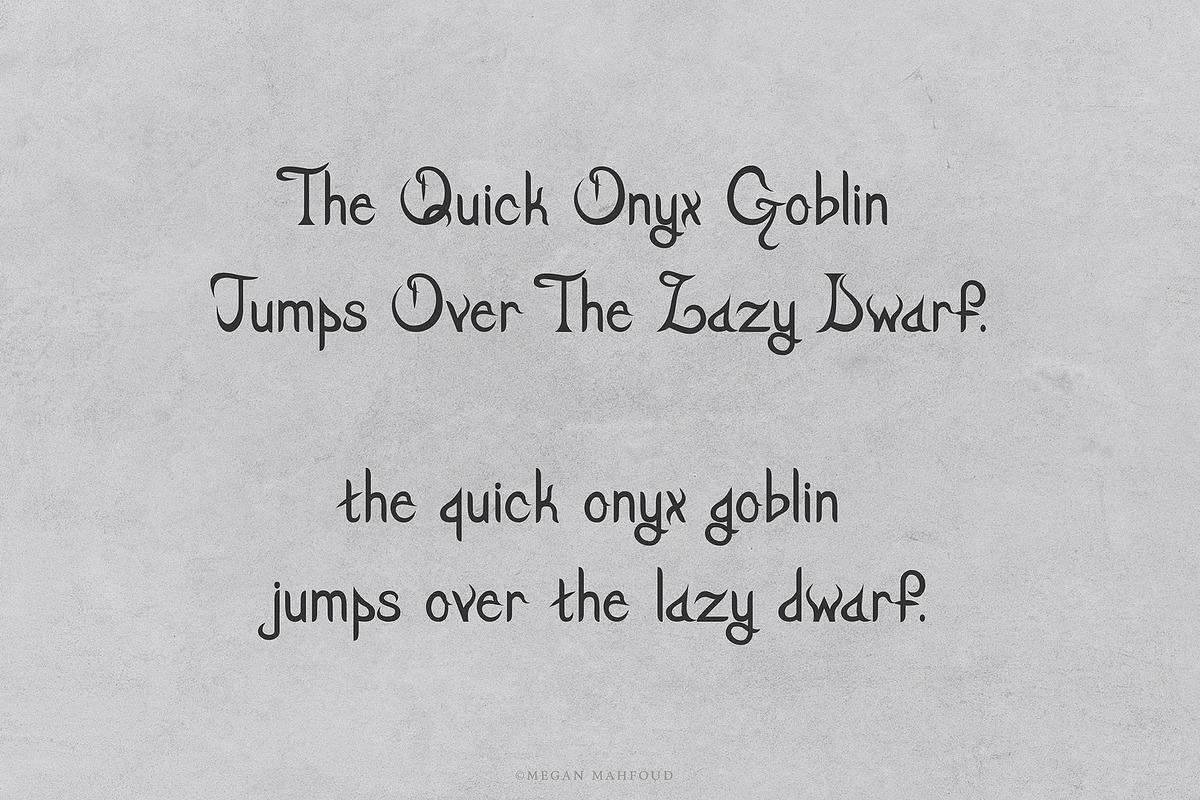 Springbrook - A Fantasy Typeface, a Font by Megan Mahfoud Studio (Photo 2 of 7)