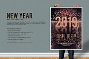 New Year Party Flyer, a Flyer Template by Flyer Arts (Thumbnail 1 of 4)