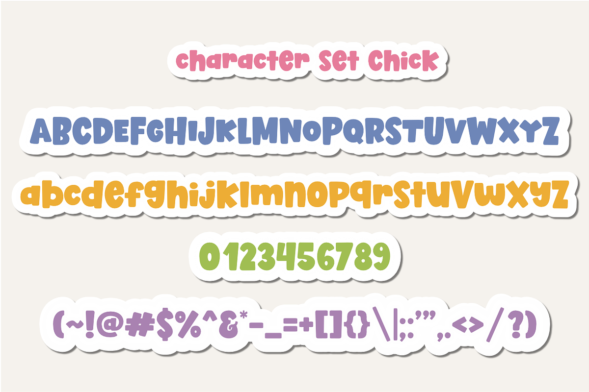 Chick - Fun Mix Display Font, a Handwritten Font by SaktiAvellin (Photo 7 of 8)