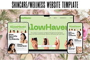Skincare & Wellness Website Template, a Templates & Theme by wekreatif (Thumbnail 1 of 6)