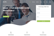 Alita - Multipurpose Template, a Bootstrap Template by shreethemes (Thumbnail 10 of 14)