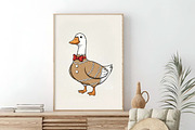 Funny Christmas Silly Goose PNG, an Illustration by SinaCreation (Thumbnail 6 of 7)