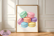 Pastel Macarons PNG, an Illustration by Daily.Designs (Thumbnail 3 of 5)