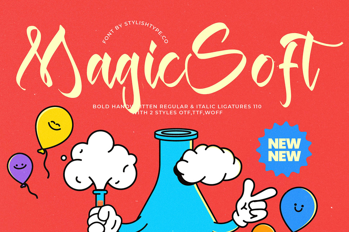 Magic Soft Bold Handwritten Font, a Script Font by stylishtype.co (Photo 1 of 15)