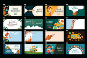Back to School Vector Background and, a Person Illustration by foxndeer (Thumbnail 1 of 3)