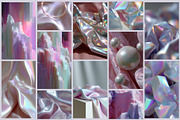 Silk, Crystals & Glitch Collection, an Abstract Photo by AI Petr Creative Agency (Thumbnail 5 of 7)