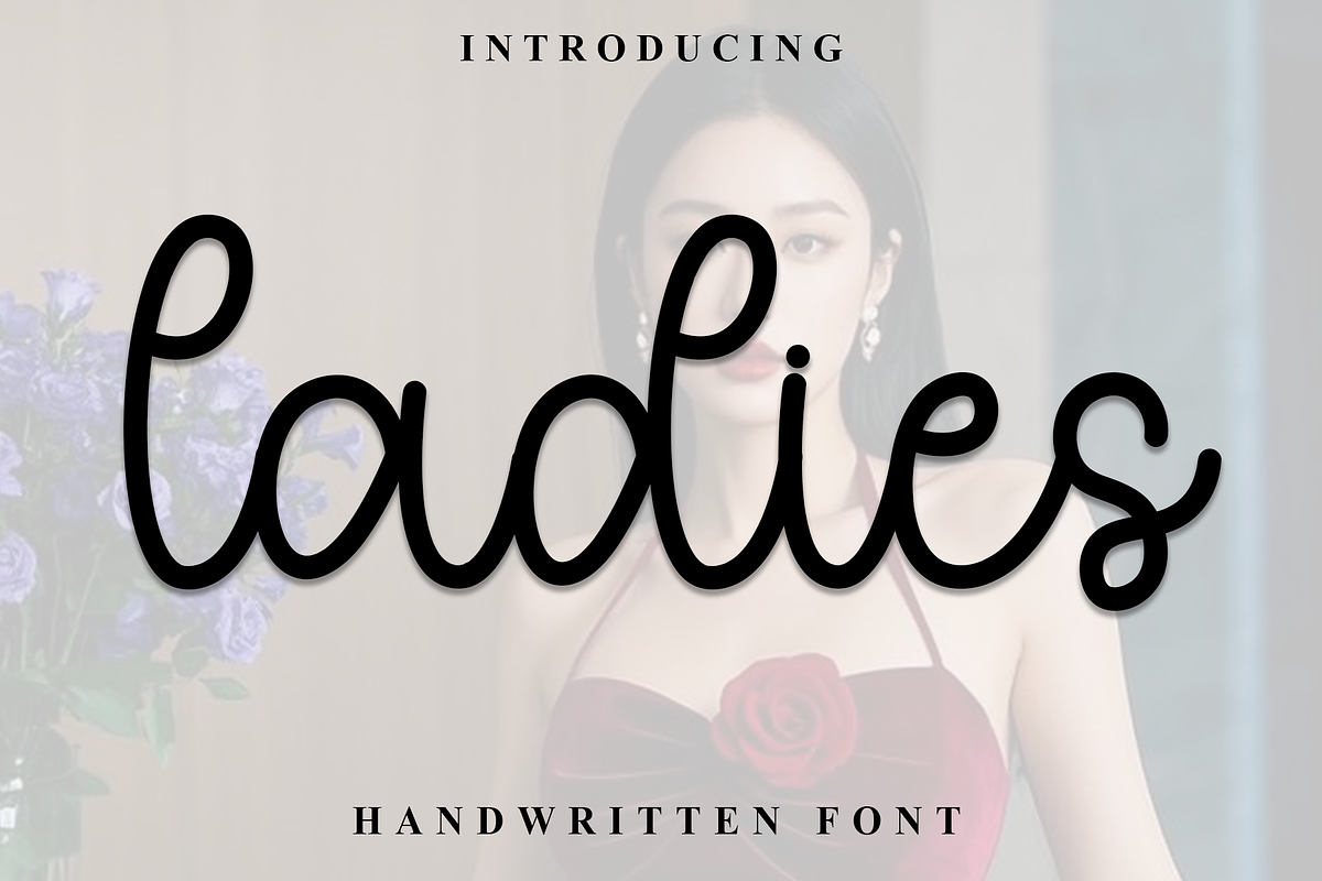 Ladies, a Handwritten Font by InermediaSTUDIO (Photo 1 of 8)