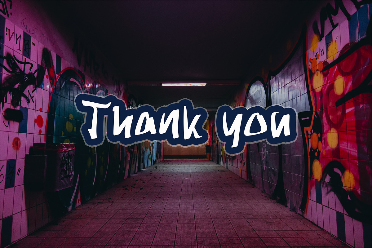 GLOWST - Graffiti Font, a Script Font by NTC Graphic (Photo 9 of 9)